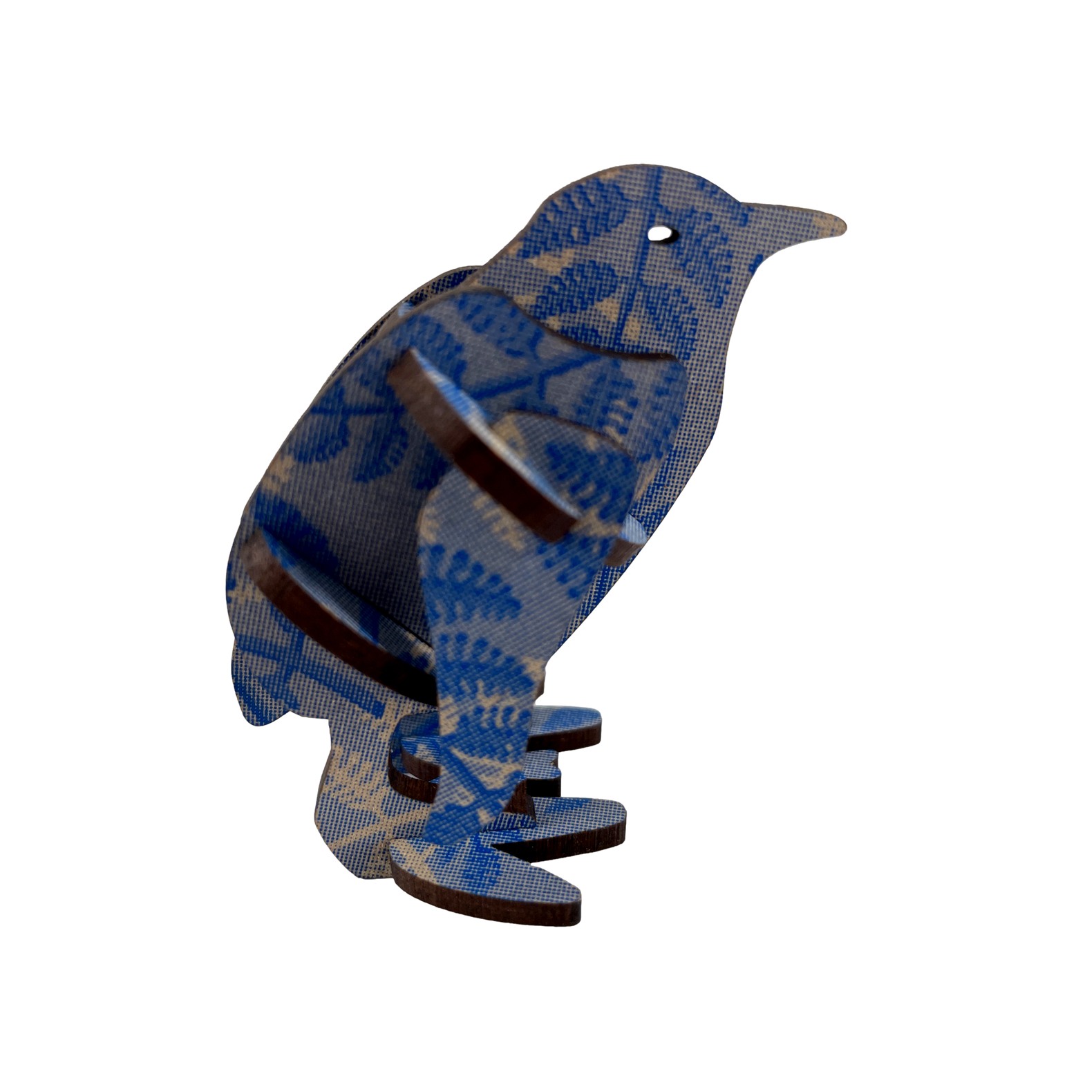 Abstract Designs Little Blue Penguin A6 - Fern Blue